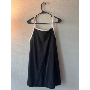 Yogalicious Black Athletic Tennis Dress Built-In Shelf Bra thumbnail 4