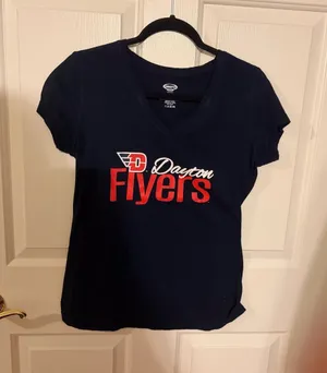 Dayton Flyers Women's Navy V thumbnail 1