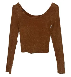 Wild Fable Ribbed Long Sleeve Top Size Small thumbnail 1