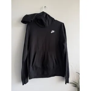 Nike Womens Sportswear Funnel Neck Hoodie Black‎ Fleece Pullover Small 3590 thumbnail 2