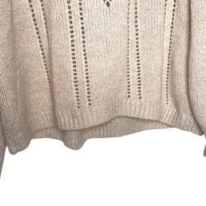 H&M Beige Wool Blend Knit Sweater thumbnail 5