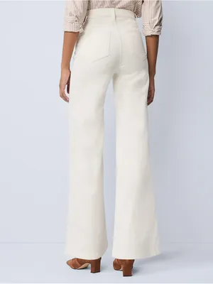Ann Taylor The Weekend Corduroy Wide-Leg High-Rise Pants thumbnail 3