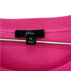 J.Crew Pink 100% Merino Wool Lightweight Crewneck Sweater Size M thumbnail 5