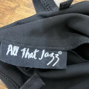 90s vintage retro “All that Jazz” black gown sz small thumbnail 6