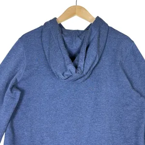 Lauren James Hoodie Womens Sz M Heathered Blue‎ Soft Thumb Holes thumbnail 8