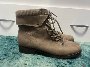 Combat Boots Women Brown Size 11 thumbnail 3