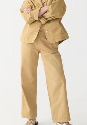 J. Crew women’s Sailor Heritage brown beige Chino Pant size 27 thumbnail 1