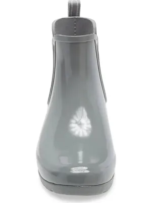 Hunter Original Refined Chelsea Gray Glossy Pull On Rain Boots Women’s US 8 thumbnail 3