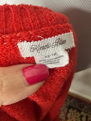 Kimchi Blue Urban Outfitters Red Cardigan thumbnail 4