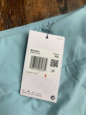 Nike NWT Bliss High Waisted 3” lined Shorts Ocean Bliss XXL thumbnail 5