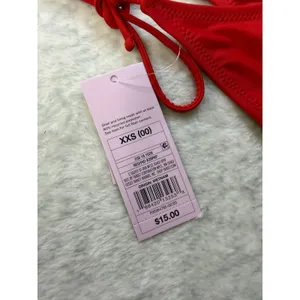 Wild Fable Womens Red Low Rise Extra High Leg Cheeky Bikini Bottom XXS‎ 00 NWT thumbnail 4