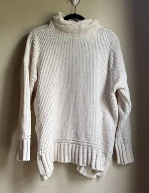 Cream Aerie Turtleneck thumbnail 1