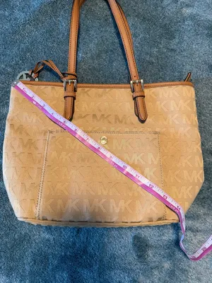 MICHAEL Michael Kors Tan Signature Jet Set Item Pocket Tote Bag Logo‎ Pattern thumbnail 11