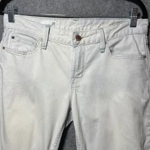 Gap 1969 Real Straight Blue White Railroad Stripe Pants‎ 28 Slim Fit thumbnail 10