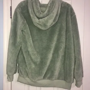 Cozy Green Fleece Hoodie soft women’s size medium 1/4 zip‎ thumbnail 7