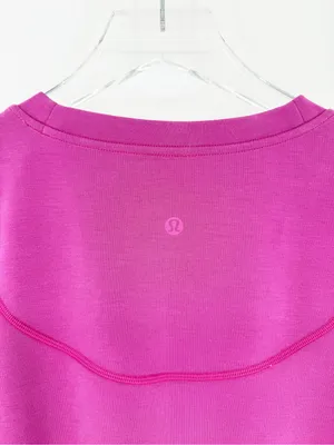 Lululemon Softstreme Gathered T-Shirt Women's 10 Magenta Purple thumbnail 7