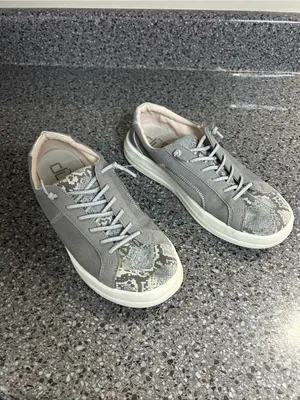 Hey Dude Gray Sneakers with Snake-Print Accents thumbnail 7