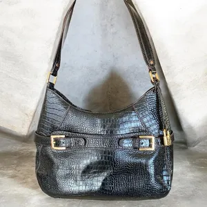 Mint Vintage Etienne Aigner Crocodile embossed leather shoulder bag thumbnail 10