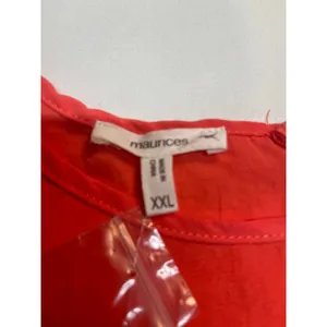 Maurices Sunrise Orange Blouse Size XXL, New with Tags thumbnail 4