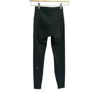 NEW Lululemon Wunder Train High-Rise Tight 28" Size 4 Rainforest Green thumbnail 2