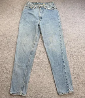 Vintage 90s Levis 512 Slim Fit Tapered Leg Jeans USA Made High Rise Womens 29x30 thumbnail 1