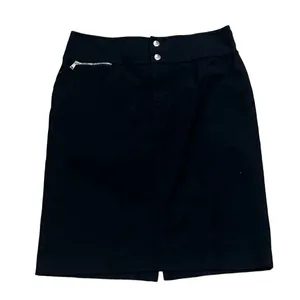 Lauren Ralph Lauren Women's Black Wool Blend A-Line Knee Length Skirt Size 8 thumbnail 8