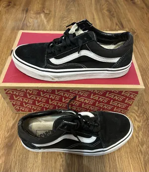 VANS old skool black suede lace up shoes sneakers women’s 8.5 Preowned thumbnail 8