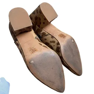 Cole Haan‎ Elyse Leopard Print Heeled Booties size 7 2.5" Heel Ankle Boot Brown thumbnail 6