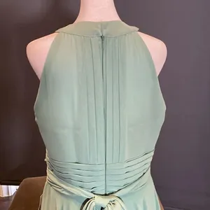 Women’s Halter Neck Chiffon High Low Prom Party Bridesmaid Dress Size 12 NWT thumbnail 5