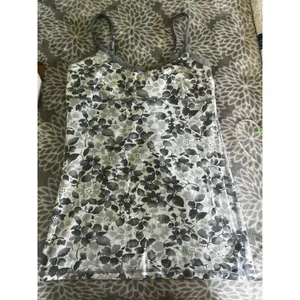 Floral Lace Trim Camisole Large Tank Top Y2K Soft Girl Romantic Casual Boho Chic thumbnail 5