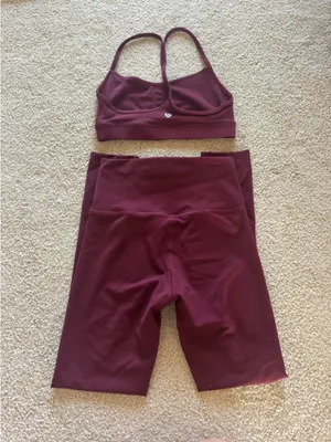 Lululemon burgundy set thumbnail 3