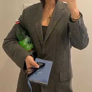 Gray Wool Blazer Zara thumbnail 7