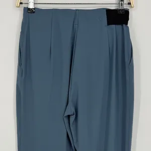 ADAY Turn It Up Pants Size Small Lake Blue High Waist Tapered Pleated Workwear thumbnail 8