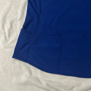 Ladies Scrubstar Blue Relaxed Short Sleeve scrub top NWT thumbnail 3