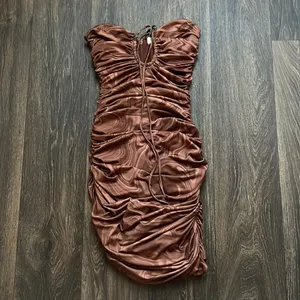 House of CB Brown Swirl Mini Dress thumbnail 2