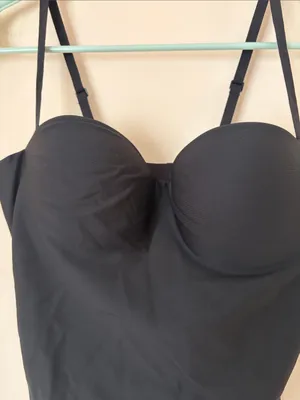 Skims molded underwire bodysuit black thumbnail 2