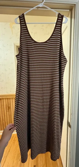 Terra & Sky Brown dress thumbnail 1