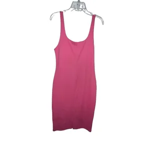 Zara Fitted Midi Dress Size XS‎ Pink Sleeveless Bodycon Fitted Casual Tank Dress thumbnail 5