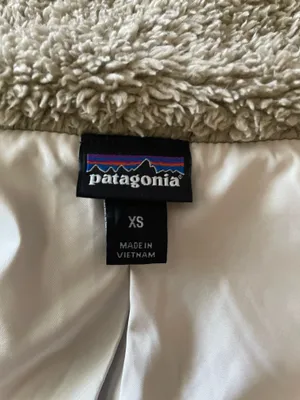 Patagonia Vest Women’s Tan Los Gatos Sherpa Fleece Pockets Full Zip thumbnail 10