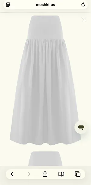 Meshki Maxi skirt white thumbnail 2