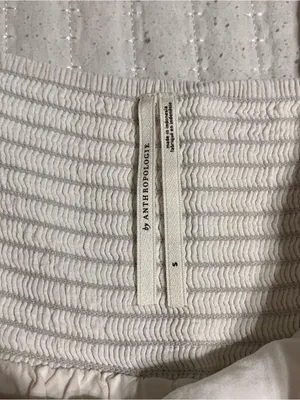 Anthropologie White Tiered Square-Neck Puff-Sleeve Dress thumbnail 3