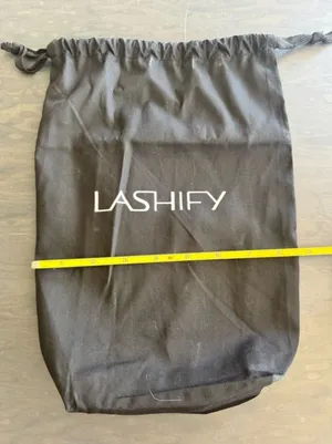 Lashify Black Drawstring Makeup/Lash Bag thumbnail 1
