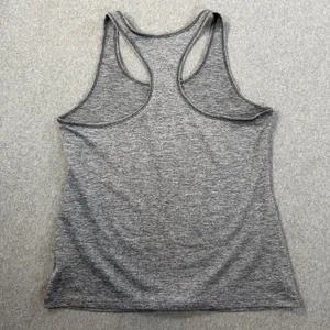 New Balance Women's Medium Gray Heather Racerback Tank Top Activewear Workout thumbnail 9
