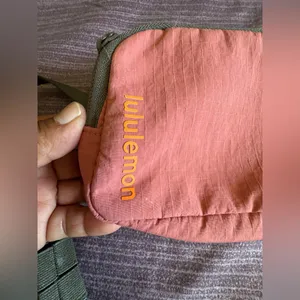 lululemon athletica Pink Kids Belt Bag with Olive Strap thumbnail 2