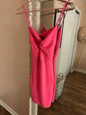 Bright Pink Lucy in the Sky Dress Bodycon thumbnail 2