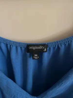originality top Blue Size M thumbnail 2