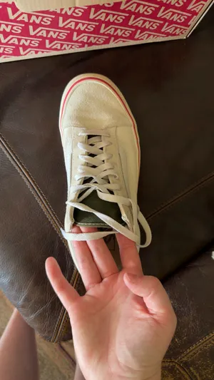Tan and green vans thumbnail 2