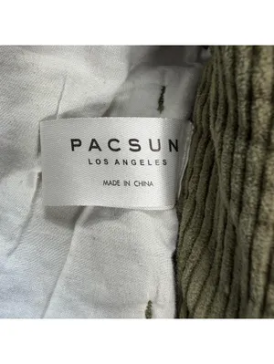 Pacsun Olive Green Corduroy Mom Jeans Womens 29 High Rise Tapered Y2K Indie thumbnail 7