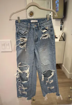 Vervet Flying Monkey Ripped Wide-Leg Jeans thumbnail 4