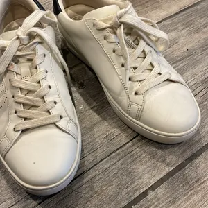 Tory Burch White Leather Sneakers thumbnail 5